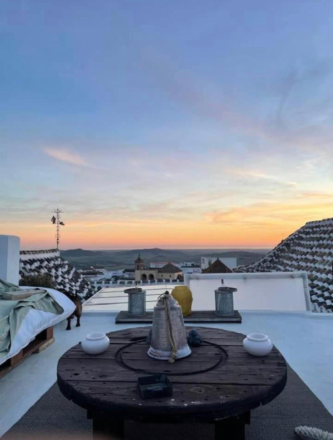 Bed and Breakfast Casa Antigua - Terraza con Vistas al Mar Medina-Sidonia Exterior foto