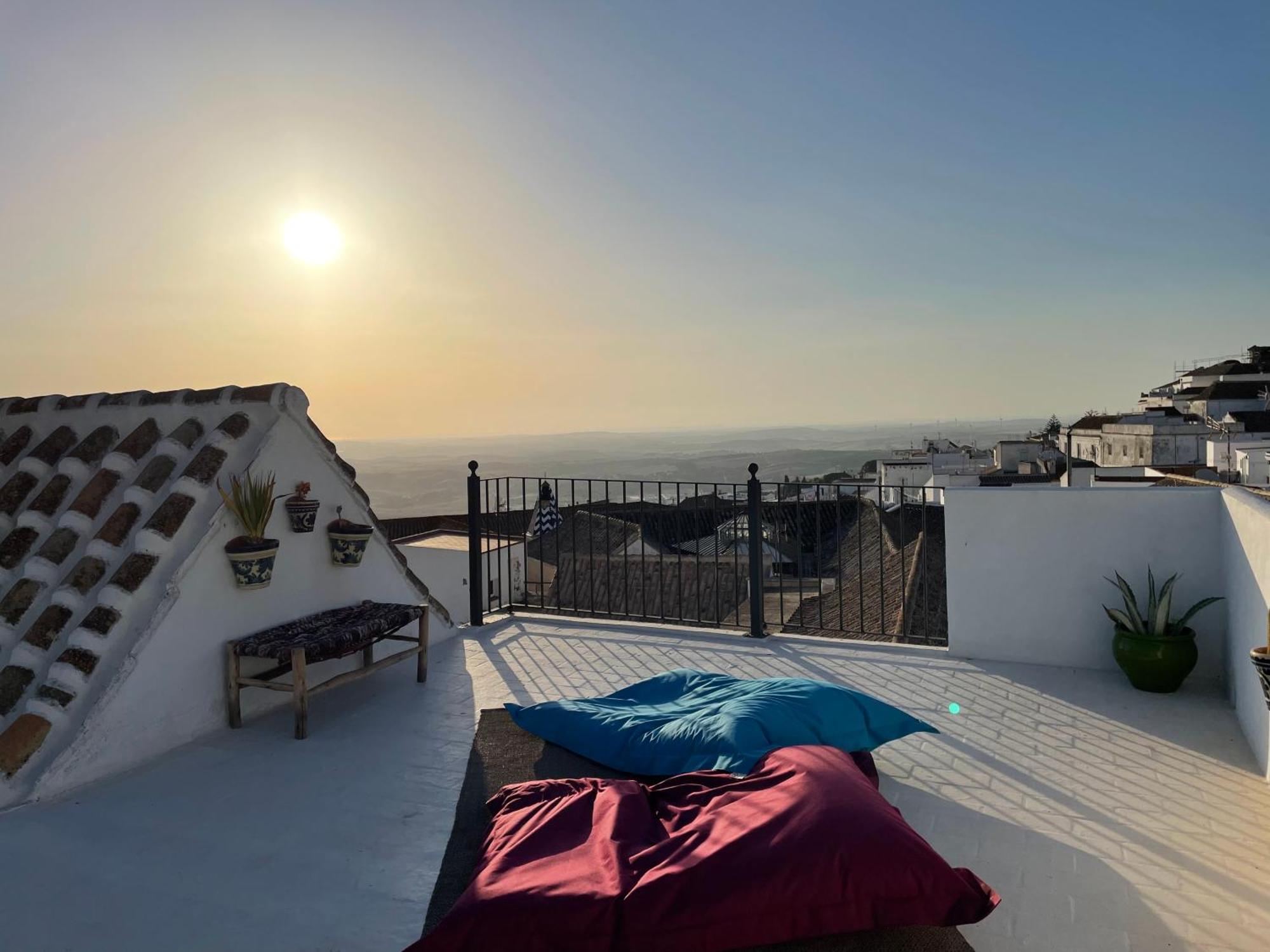 Bed and Breakfast Casa Antigua - Terraza con Vistas al Mar Medina-Sidonia Exterior foto